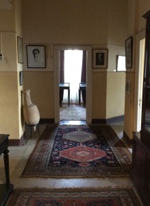 Interior of Cavafy's apartment, Cavafy Museum. HFC.