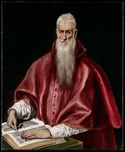 Saint Jerome as Scholar, by El Greco, c. 1610. Courtesy www.metmuseum.org