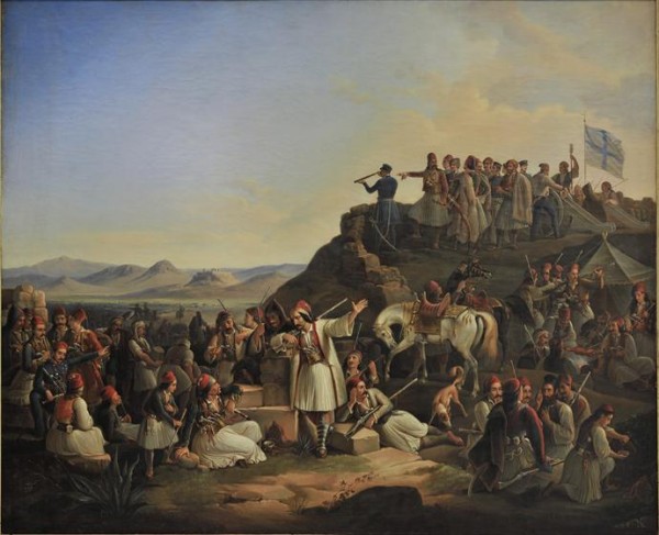 Encampment of Karaïskakis, Theodoros Vryzakis, 1855.