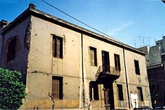 The house of Provelengios (built ca 1835), on the corner of Keramikou and Myllerou St.