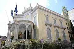 The Othon Stathatos Mansion, on the corner of Vasilissis Sofias and Irodotou St.,built ca 1895, based on a plan of Ernst Ziller.