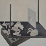 Χαρά Πιπερίδου, Friction under grinding, 2012 (120 x 100 εκ., λάδι)